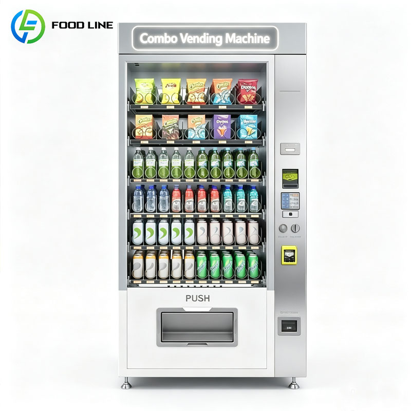 Food Snacks Vending Machine - Distributore Automatico Intelligente Refrigerato per Snack,