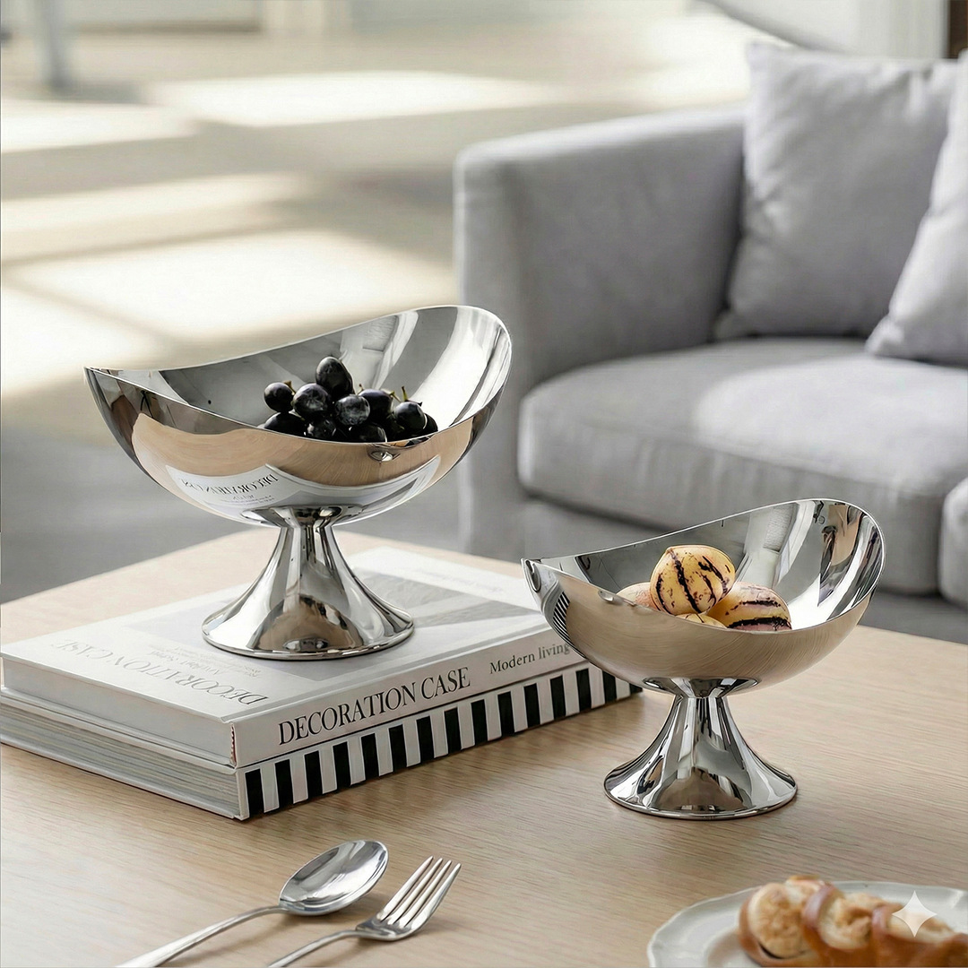 Food Platter Snacks - Vassoio vintage in argento goffrato, piatto