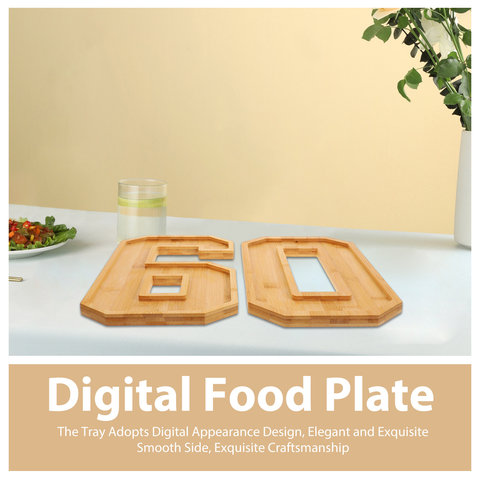 Food Platter Snacks - 1 Set Vassoio da portata in