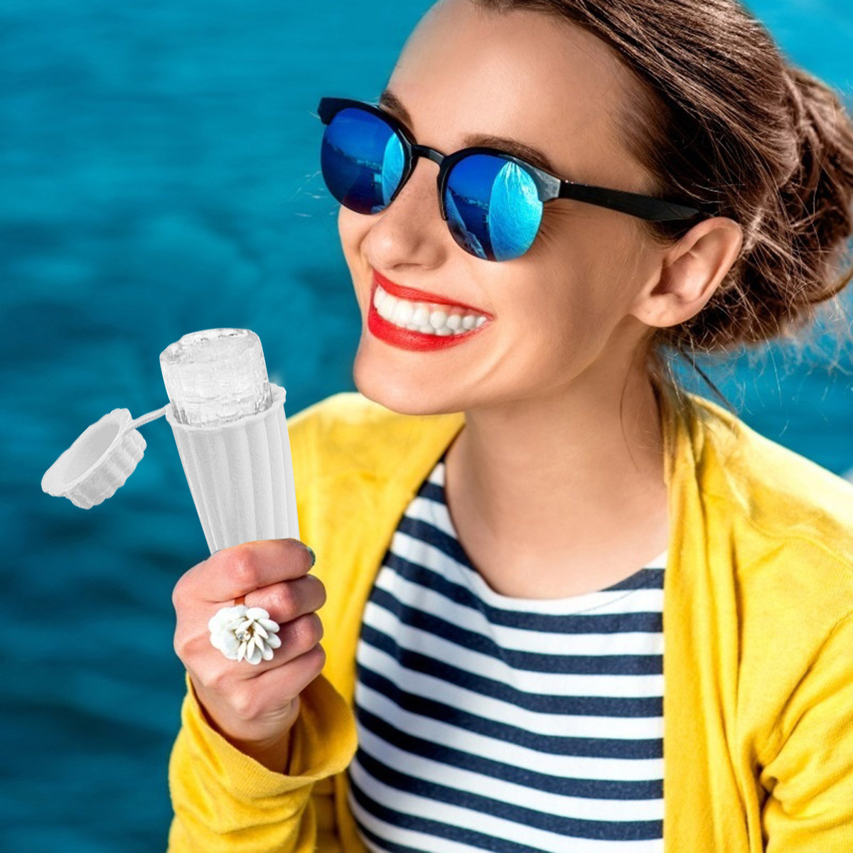 Food Snacks Healthy - Stampo per ghiaccioli in silicone alimentare
