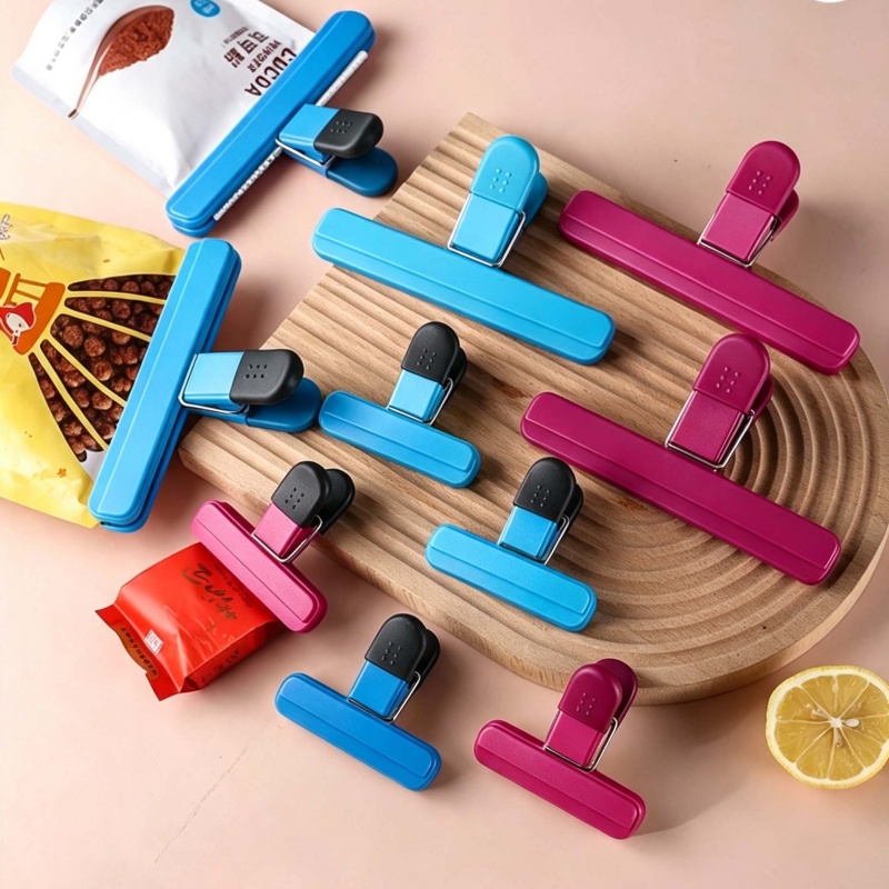 Food Snacks Wholesale - 4 Pezzi Clip Portatili in Plastica