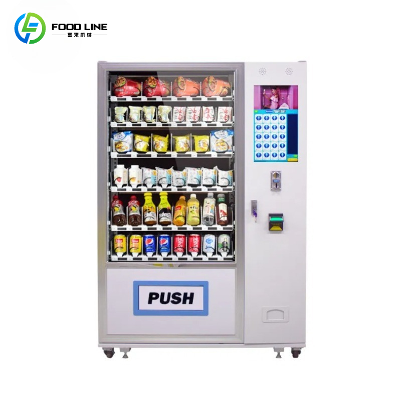 Food Snacks Vending Machine - Distributore Automatico Personalizzato con Schermo Touch