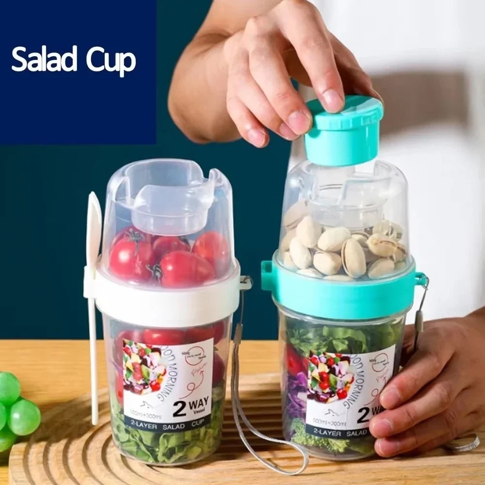 Tazza per insalata portatile T - Food Snacks Wholesale recensione e prezzo