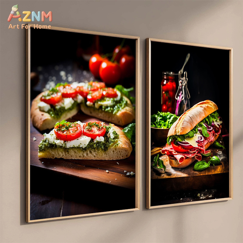 Poster su Tela AZNM con Cibo G - Food Platter Snacks recensione e prezzo