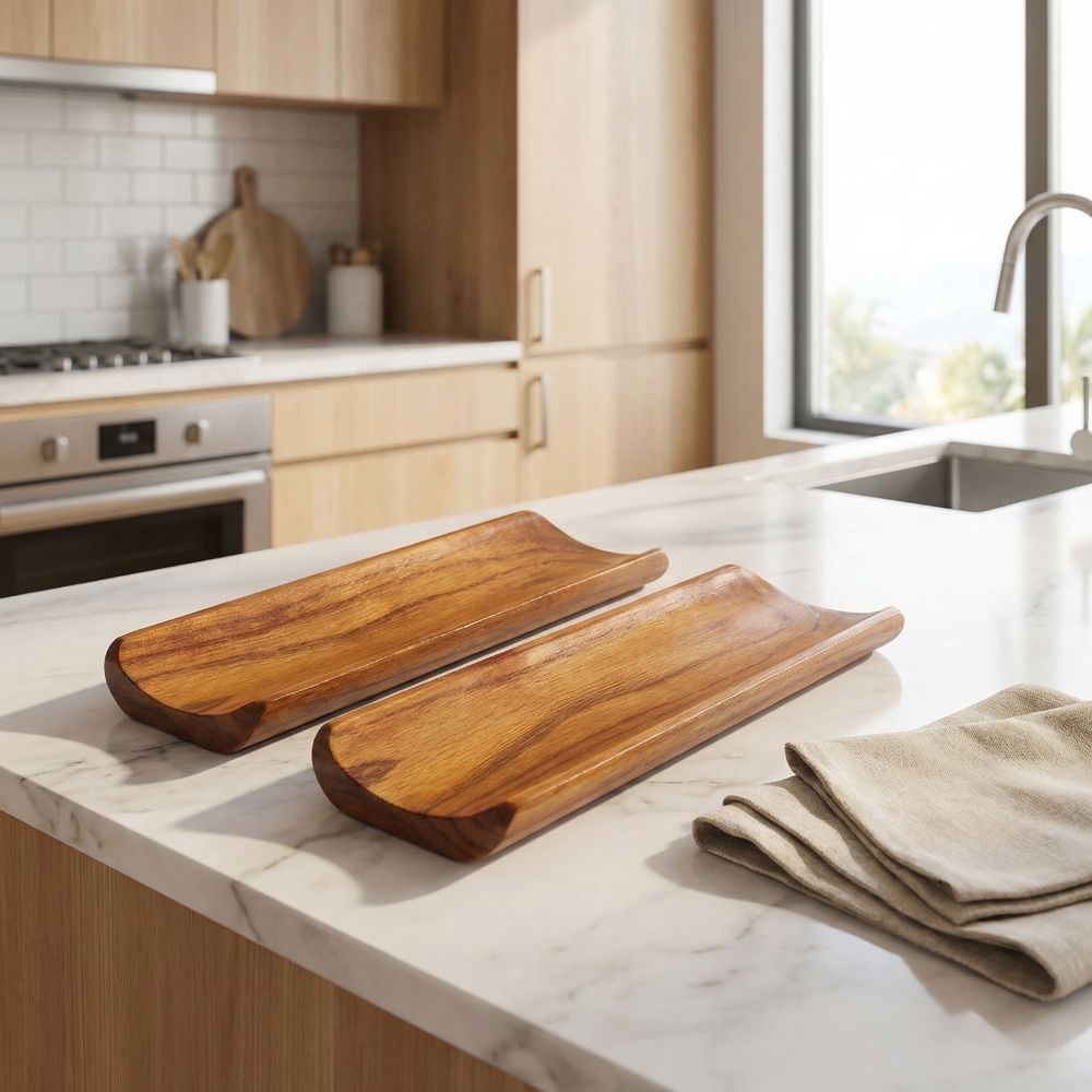 2 Piatti da portata in legno p - Food Platter Snacks recensione e prezzo