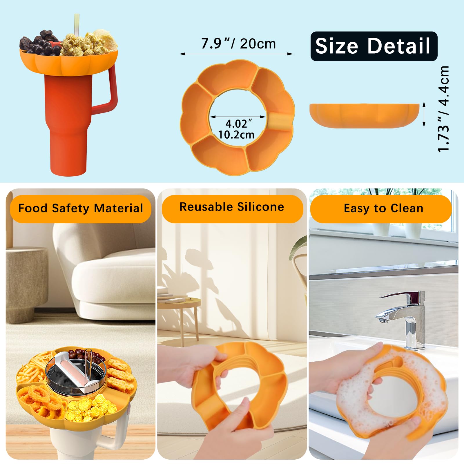 Piatti per Snack in Silicone r - Food Platter Snacks recensione e prezzo