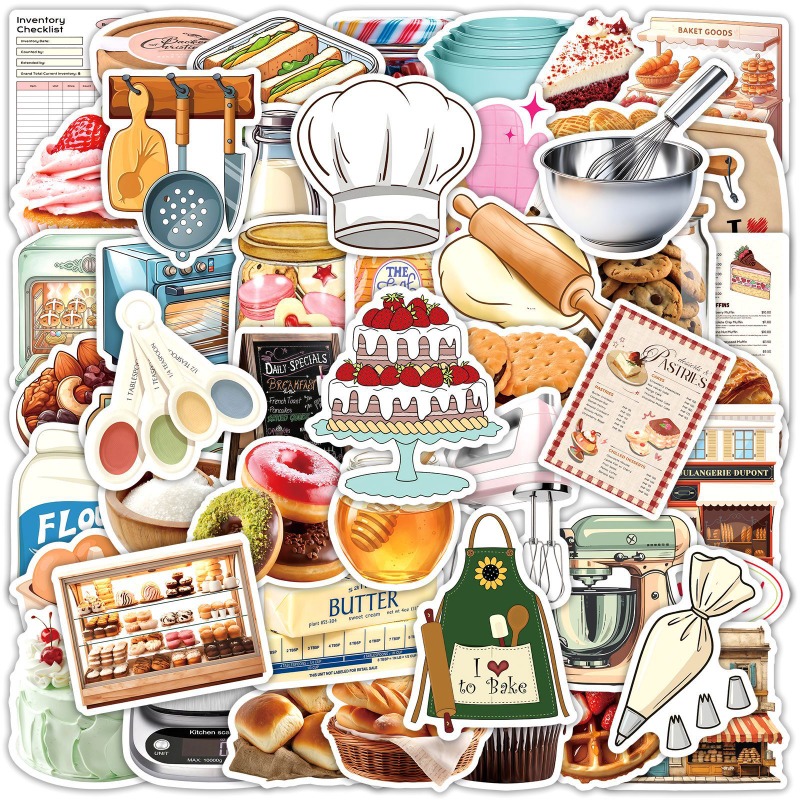 50 Pezzi di Adesivi Decorativi - Food Good Snacks recensione e prezzo